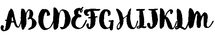 Botanica Script Regular Font UPPERCASE