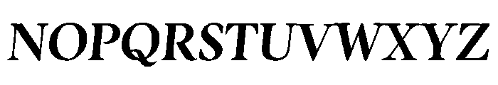 Botany Text Regular Italic Font UPPERCASE