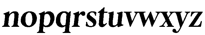 Botany Text Regular Italic Font LOWERCASE