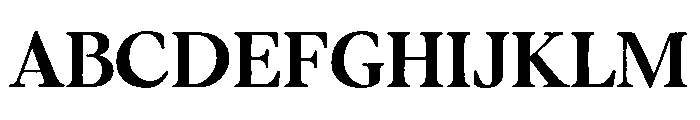Botany Text Regular Font UPPERCASE