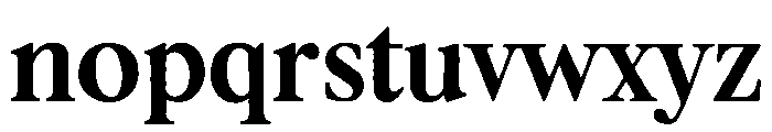 Botany Text Regular Font LOWERCASE