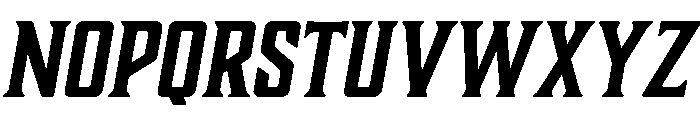 Boucherie Block Bold Italic Font LOWERCASE