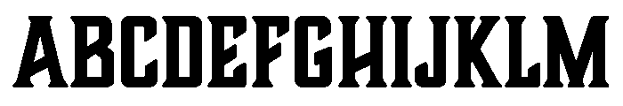Boucherie Block Bold Font UPPERCASE