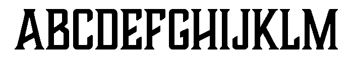 Boucherie Block Regular Font UPPERCASE