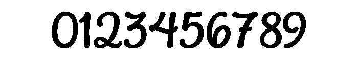 Boucherie Cursive Bold Font OTHER CHARS