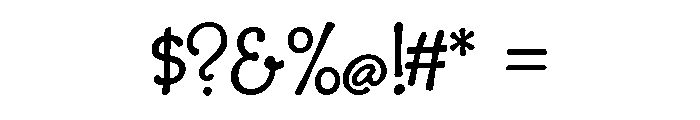 Boucherie Cursive Regular Font OTHER CHARS