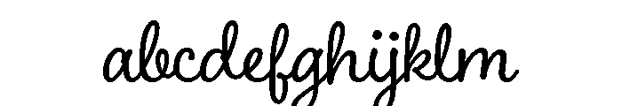 Boucherie Cursive Regular FONT