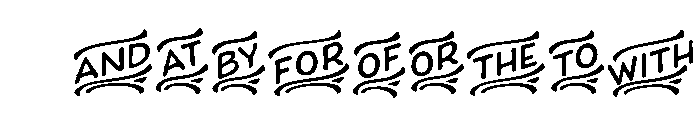 Boucherie Design Elements Catchwords Font OTHER CHARS