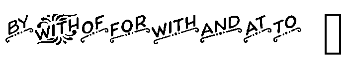 Boucherie Design Elements Catchwords Font OTHER CHARS