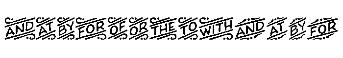 Boucherie Design Elements Catchwords Font UPPERCASE