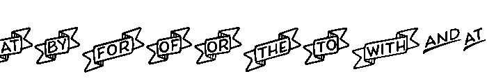 Boucherie Design Elements Catchwords FONT