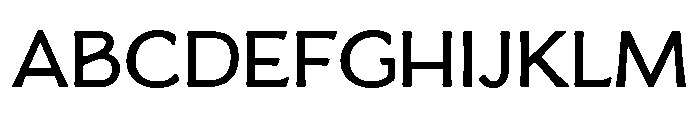 Boucherie Flared Regular Font UPPERCASE