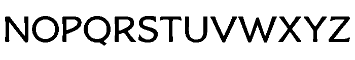 Boucherie Flared Regular Font UPPERCASE