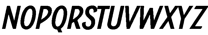 Boucherie Sans Bold Italic Font UPPERCASE