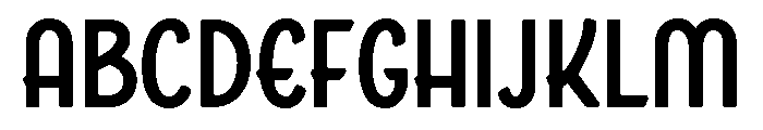 Boucherie Sans Bold Font UPPERCASE