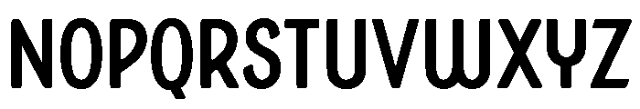 Boucherie Sans Bold Font UPPERCASE