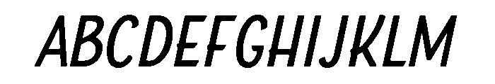 Boucherie Sans Regular Italic FONT