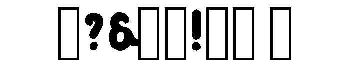 Bough Condensed Regular Font OTHER CHARS