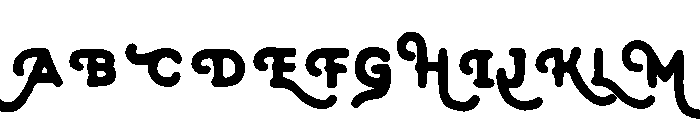 Bough Regular Font UPPERCASE