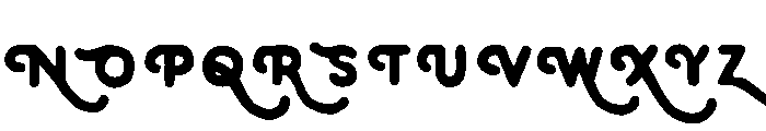 Bough Regular Font UPPERCASE