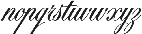 BP-BlackWhite-CutOff otf (900) Font LOWERCASE