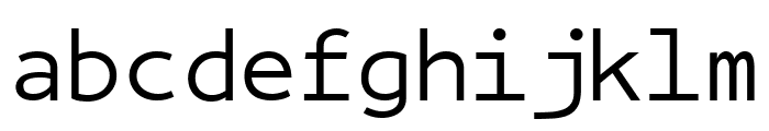 BPmono Font LOWERCASE