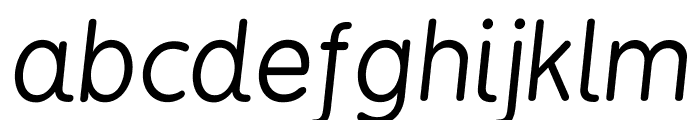 BPreplay-Italic Font LOWERCASE