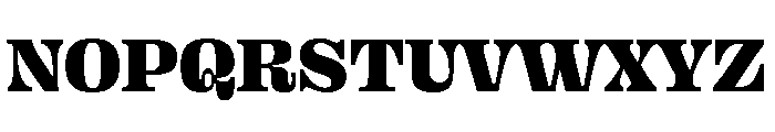 Brag Extra Light Font UPPERCASE