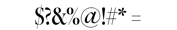 Brillante Variable Medium Font OTHER CHARS