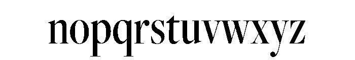 Brillante Variable Medium Font LOWERCASE