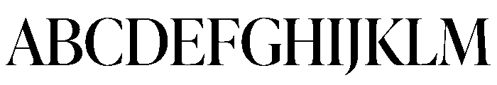 Brillante Variable Regular Font UPPERCASE