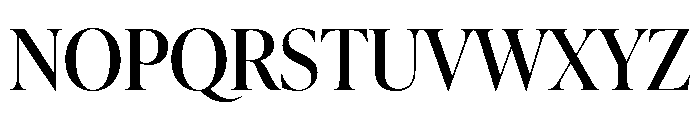 Brillante Variable Regular Font UPPERCASE