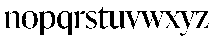 Brillante Variable Regular Font LOWERCASE