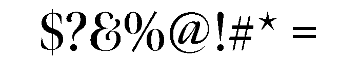 Brillante Variable Semibold Font OTHER CHARS