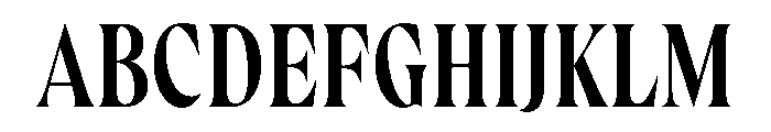 Brillante Variable Thin Font UPPERCASE