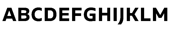 Brisbane Bold Font UPPERCASE