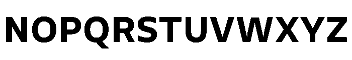 Brisbane Bold Font UPPERCASE