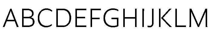 Brisbane Extra Light Font UPPERCASE