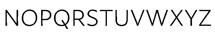 Brisbane Extra Light Font UPPERCASE