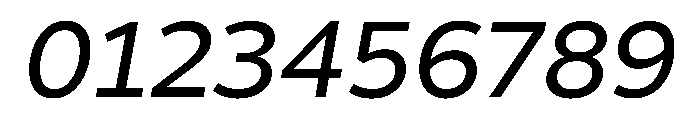 Brisbane Italic Font OTHER CHARS