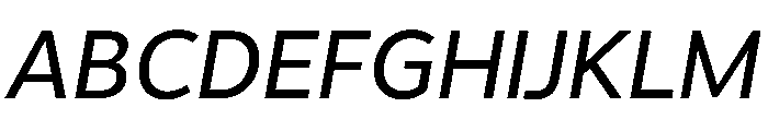 Brisbane Italic Font UPPERCASE