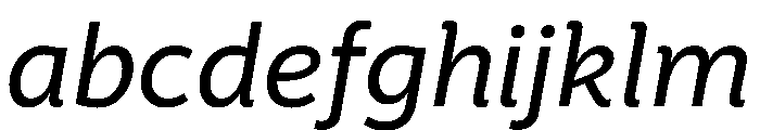 Brisbane Italic FONT