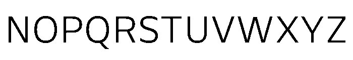 Brisbane Light Font UPPERCASE