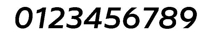 Brisbane Medium Italic Font OTHER CHARS