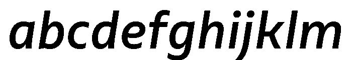 Brisbane Medium Italic FONT
