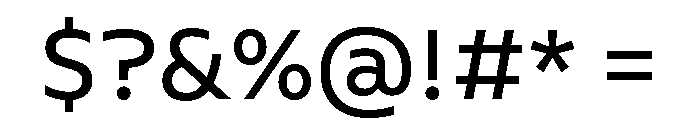 Brisbane Regular Font OTHER CHARS
