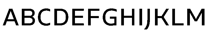 Brisbane Regular Font UPPERCASE