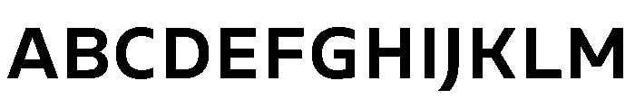 Brisbane Semibold Font UPPERCASE
