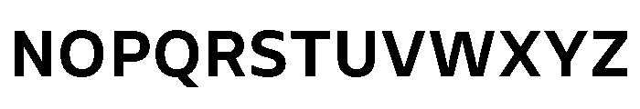 Brisbane Semibold Font UPPERCASE