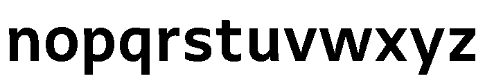 Brisbane Semibold Font LOWERCASE